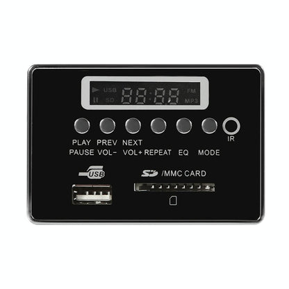 Car Mp3 Player Board With Bluetooth Fm Radio Sd / Usb / Aux Remote - Silver Grey