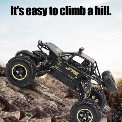 Off-road Climbing Car with 2.4ghz Remote Control and Double Motors - Gold