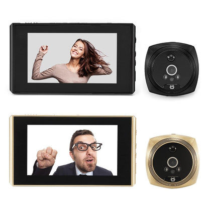 4.3 Screen Video Doorbell With 2.0Mp Resolution - Gold
