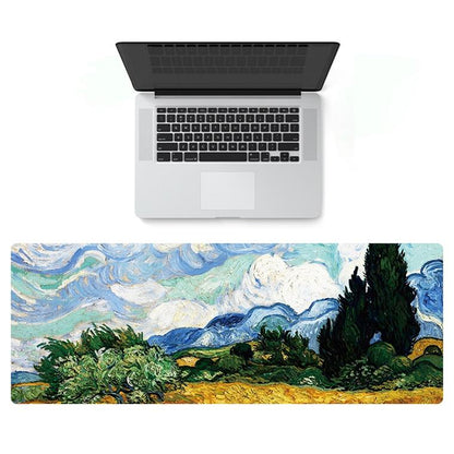 Large Desk Mouse Pad For Oil Painting - Fisherman