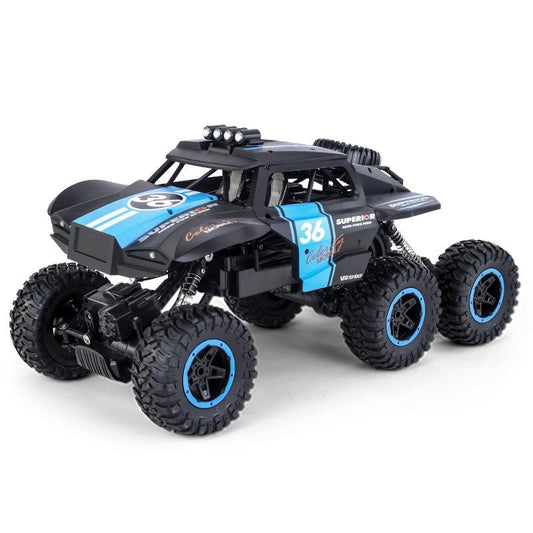 6-drive 2.4g Rc Off-road Car - Remote Control Vehicle - Blue