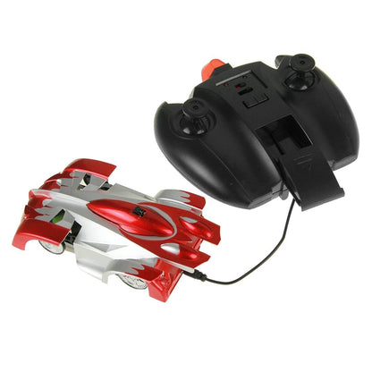 Superior Infrared Remote Control Wall Climbing Stunt Car - Blue