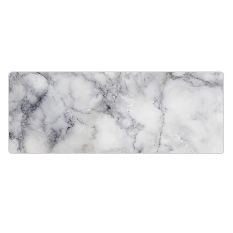 Marble Rubber Mouse Pad Durable & Stylish - Blue Crystal Marble