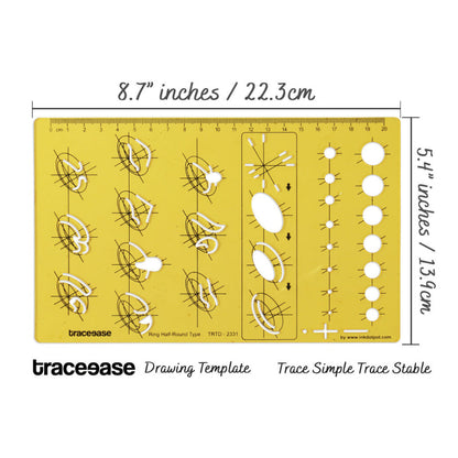 Ring Half Round Type Jewellery Templates Drafting Tools Jewellery Designing Stencils