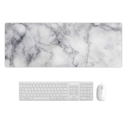 Marble Rubber Mouse Pad Durable & Stylish - Black Gold Marble
