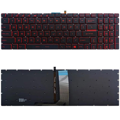 Backlit Keyboard for Msi Gt / Gs / Gl / Gp / Gt72s - Red