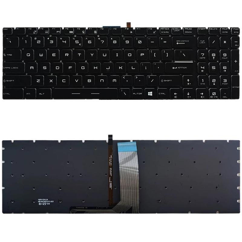 Backlit Keyboard for Msi Gt / Gs / Gl / Gp / Gt72s - Red