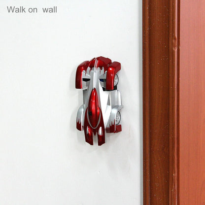 Superior Infrared Remote Control Wall Climbing Stunt Car - Red