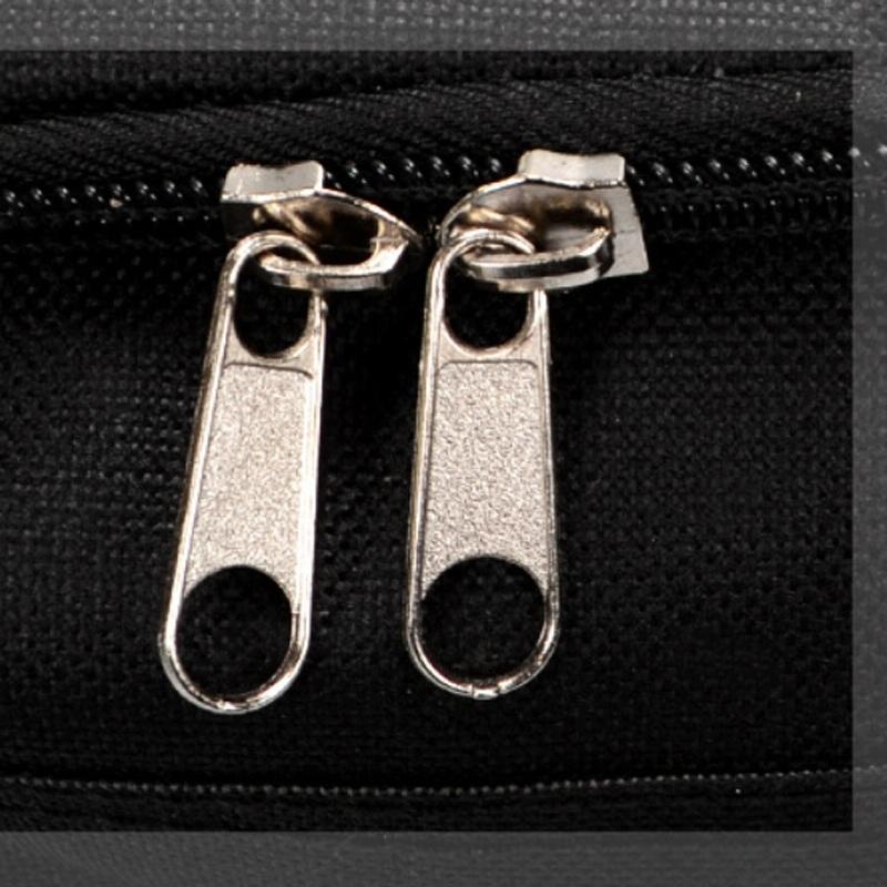 Convenient Breathable Golf Shoe Bag - Durable Nylon - Black Red