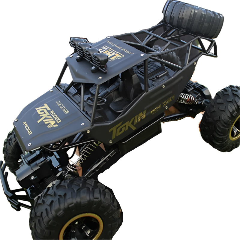 Off-road Climbing Car with 2.4ghz Remote Control and Double Motors - Silver