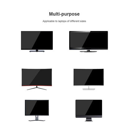 Black Adjustable Desk Stand for Laptop and Monitor - Eda0011511S