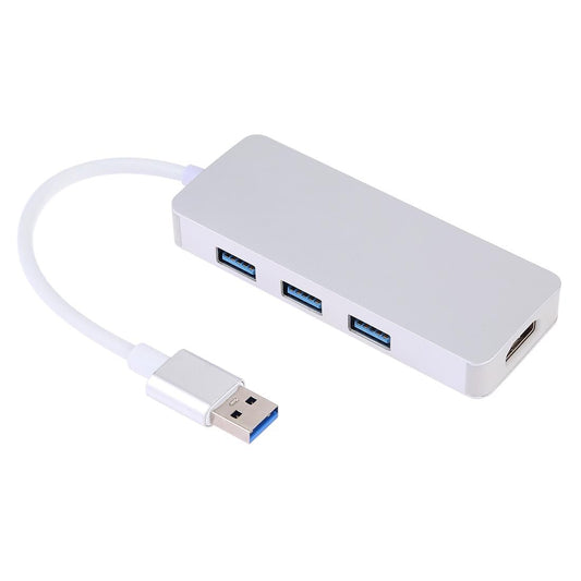 3-In-1 Usb 3.0 To Hdmi Adapter Silver