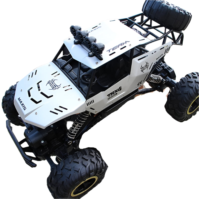 Off-road Climbing Car with 2.4ghz Remote Control and Double Motors - Silver