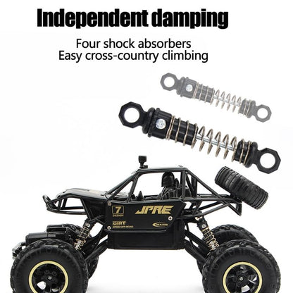 Off-road Climbing Car with 2.4ghz Remote Control and Double Motors - Silver