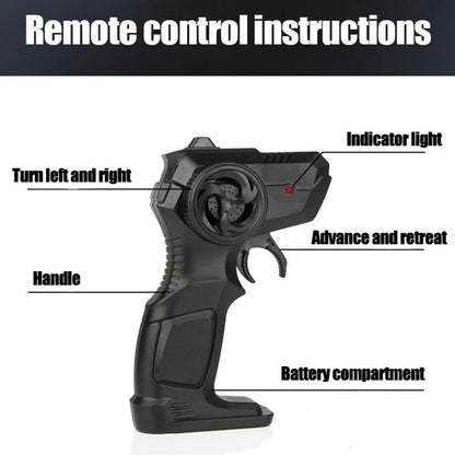 Off-road Climbing Car with 2.4ghz Remote Control and Double Motors - Silver