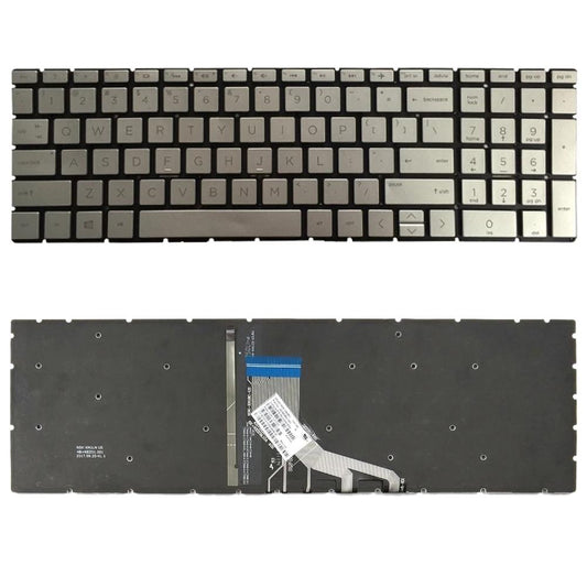 Backlit us Keyboard for Hp 15-da / Db Series - Silver