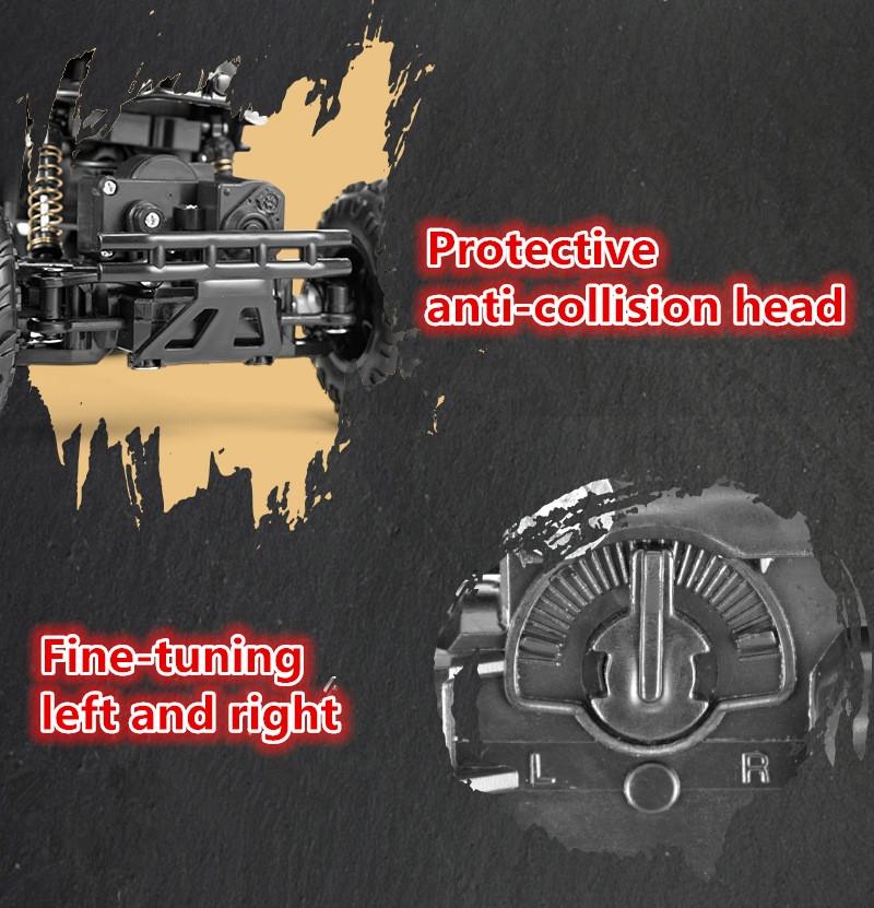 Bigfoot Rc Off-road Vehicle for Kids - 1:16 Scale - Silver