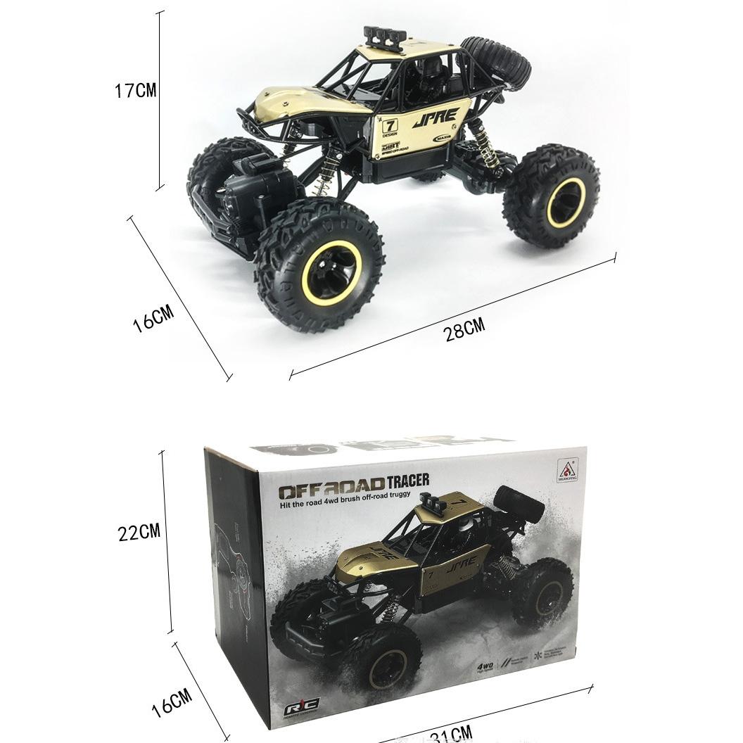 Bigfoot Rc Off-road Vehicle for Kids - 1:16 Scale - Silver