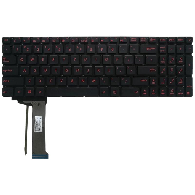 Backlit Keyboard for Asus Gl552 and N552 Series - Silver