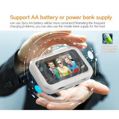 2.4 Screen 2.0Mp Security Camera With Tf Card Support - No Disturb Peephole Viewer