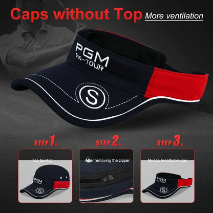 Unisex Sunscreen Golf Hat - Breathable & Multi-functional Navy Blue