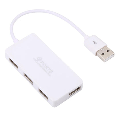 4-Port Usb 2.0 Hub Easy Plug & Play White