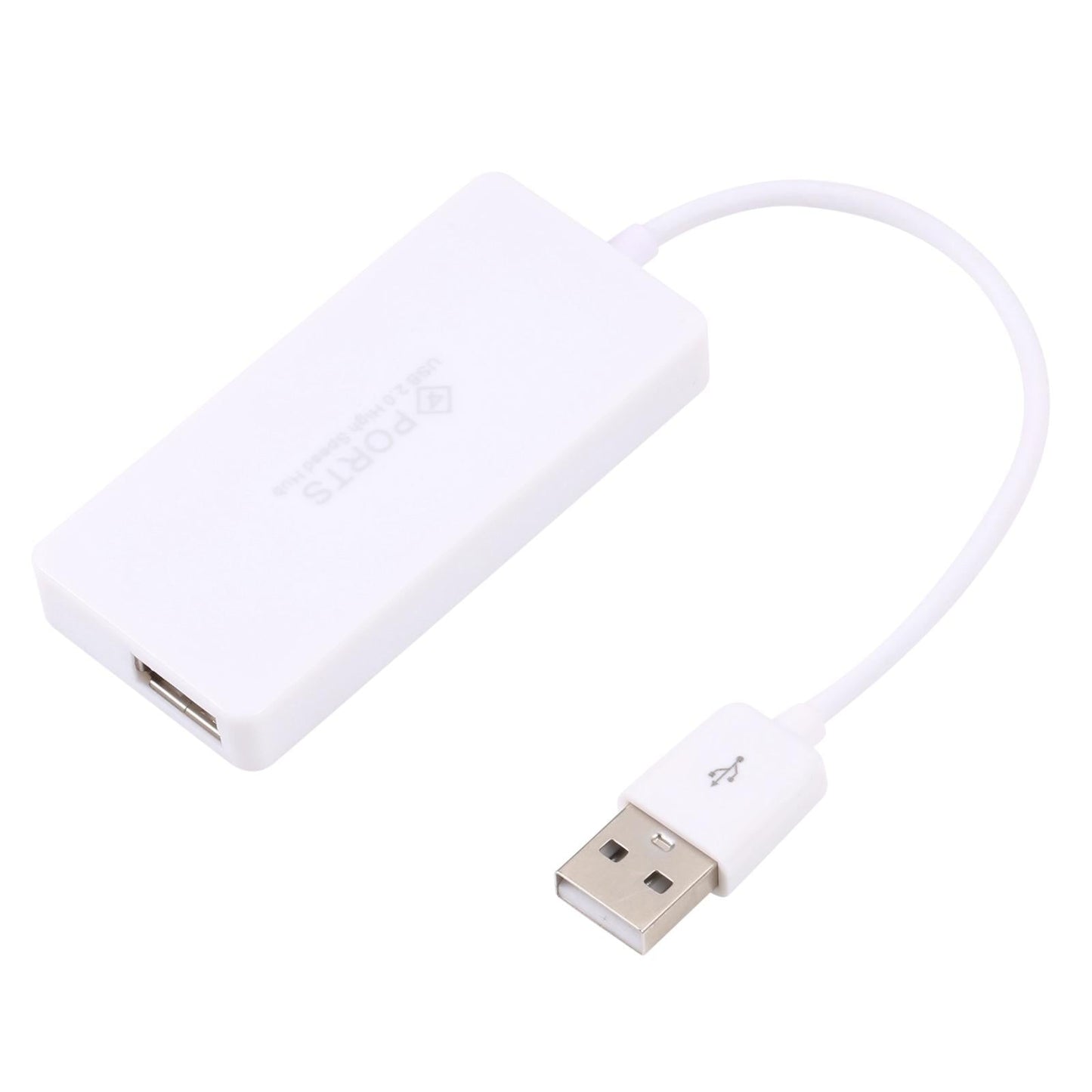 4-Port Usb 2.0 Hub Easy Plug & Play White