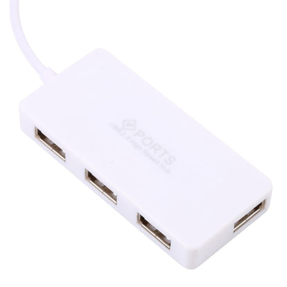 4-Port Usb 2.0 Hub Easy Plug & Play White