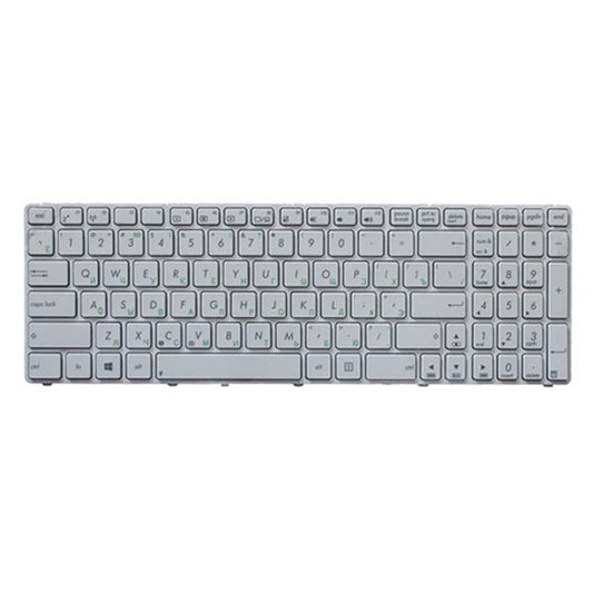 Russian Keyboard for Asus K52 K53s X61 N61 G60 G51 - Black - White