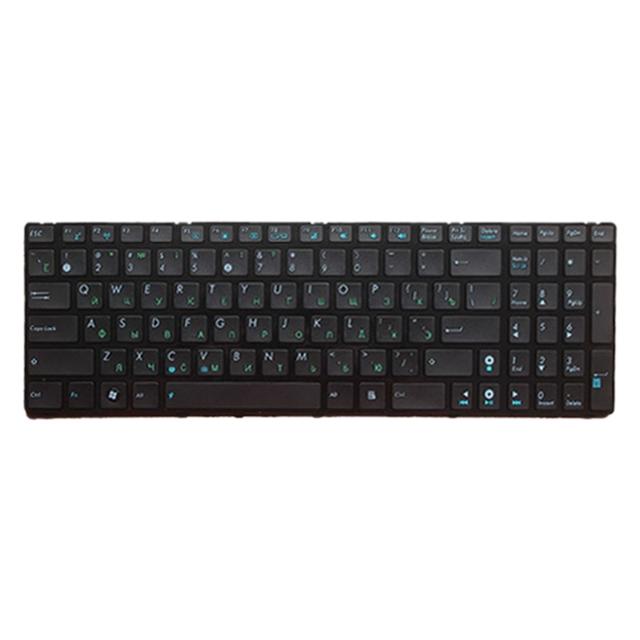 Russian Keyboard for Asus K52 K53s X61 N61 G60 G51 - Black - White