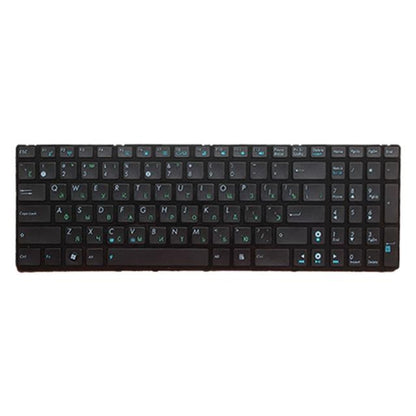 Russian Keyboard for Asus K52 K53s X61 N61 G60 G51 - Black - White