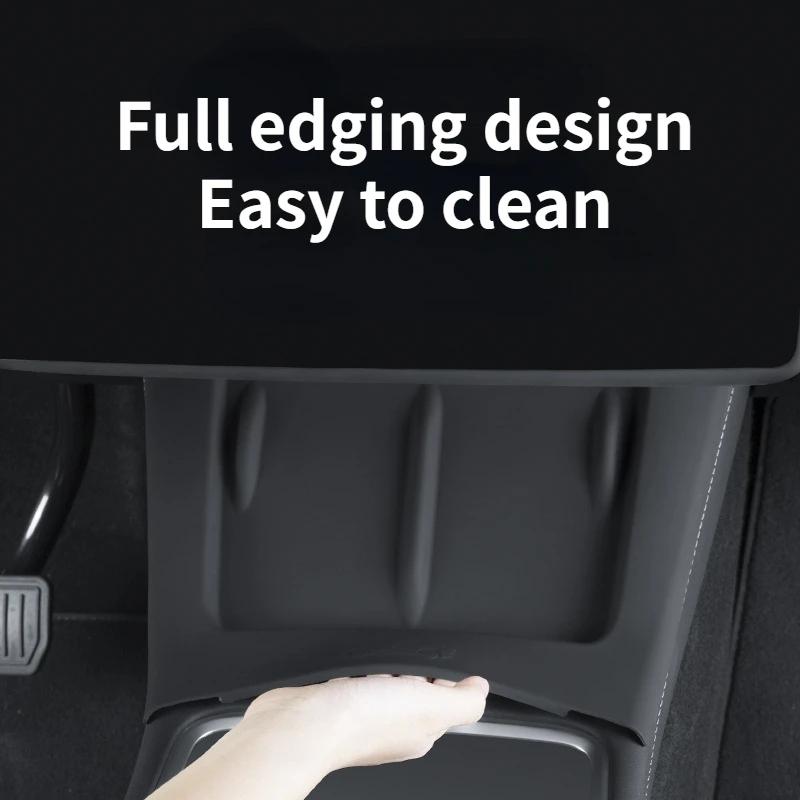 Wireless Charging Silicone Mat for Tesla Model 3 / y Center Console - White