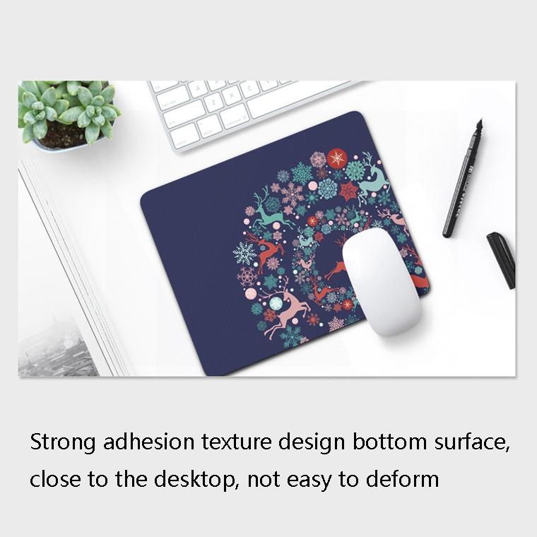 6 Piece Non Slip Mouse Pad Set 21 X 26Cm Thick Rubber Anti Skid Durable - Dumbo