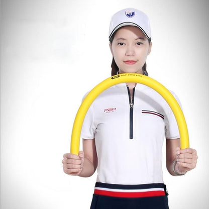 Versatile Golf Training Stick for Flexibility - 80 x 3cm Lightweight - Yellow