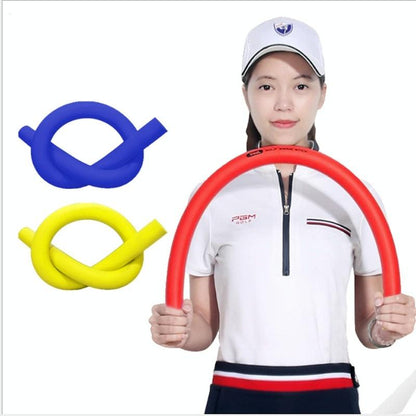 Versatile Golf Training Stick for Flexibility - 80 x 3cm Lightweight - Yellow