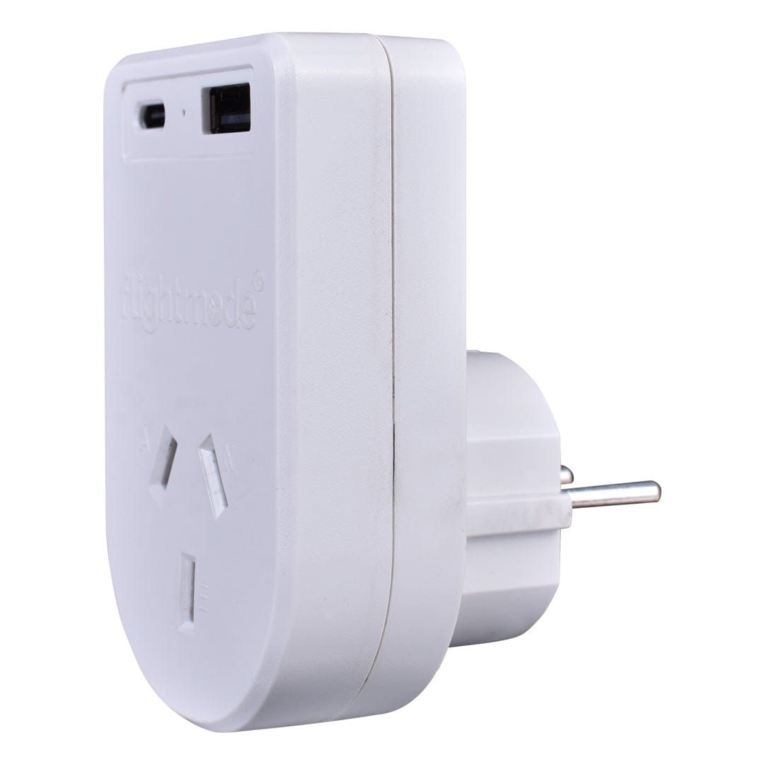 Outbound Australia/NZ to USA/Canada & More Travel Adapter - Earthed w/ USB C & A