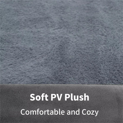 Medium PawfectFriend Orthopedic Dog Bed 3-Side Comfort Bolster Padded Calming Mattress Bed with Removable Cover