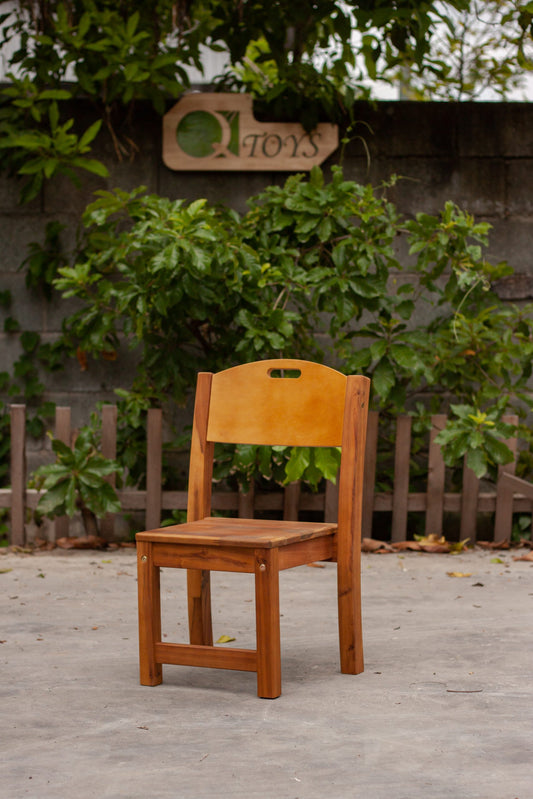 2 x Acacia Stacking Chair