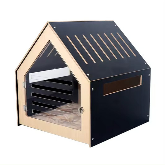 Modern Pet House Dog Crate (Black)