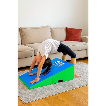 120x60x35cm Foldable Soft Incline Gymnastics Mat Wedge Yoga Gym Balance Training