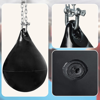30L Water Punching Bag Aqua with D-Shackle and Chain