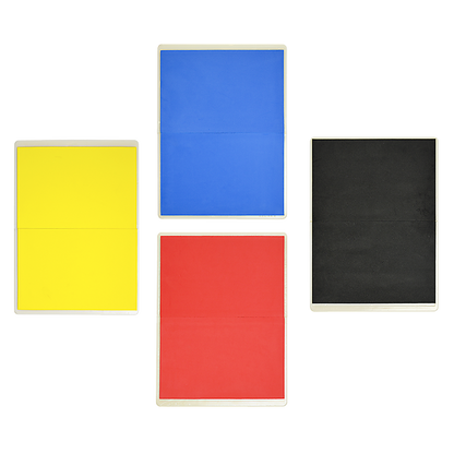 Martial Arts Supply Rebreakable Board Taekwondo, MMA, Karate-Set: Yellow, Blue, Red & Black