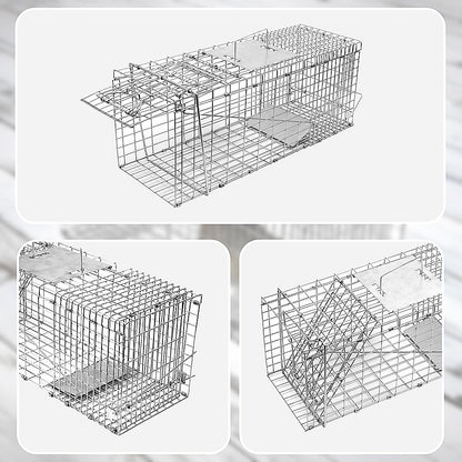 Trap Humane Possum Cage Live Animal Safe Catch Rabbit Cat Hare Fox Bird
