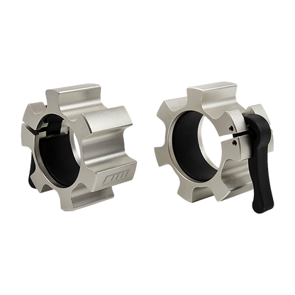 Aluminium Olympic Lock Collars Pair Barbell Clamps Clips Quick