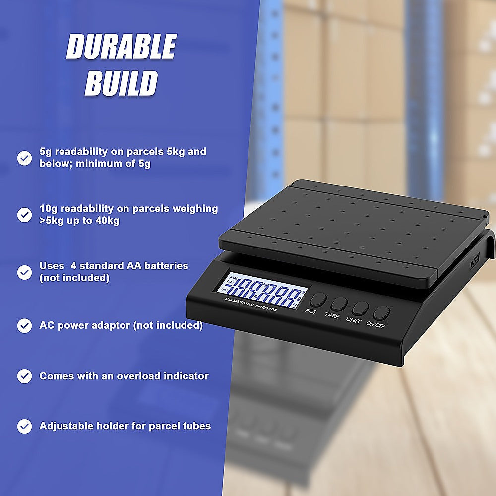 Digital Scale 40kg Letter Postal Postage Parcel Weighing Scales