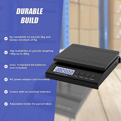 Digital Scale 40kg Letter Postal Postage Parcel Weighing Scales