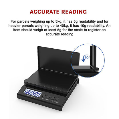 Digital Scale 40kg Letter Postal Postage Parcel Weighing Scales