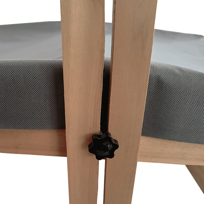 Kids Wooden Toy Sandpit with Adjustable Canopy