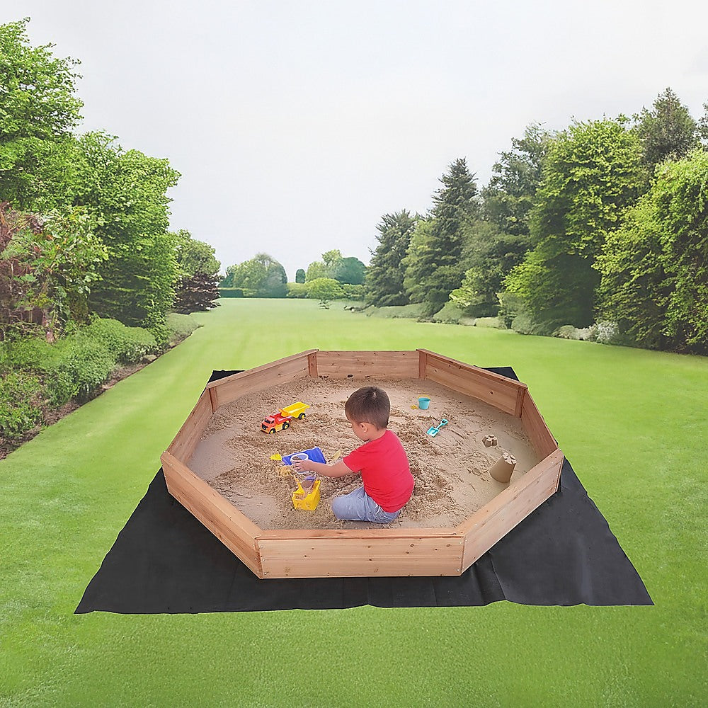 Kids Sand Pit Large Octagonal Wooden Sandpit