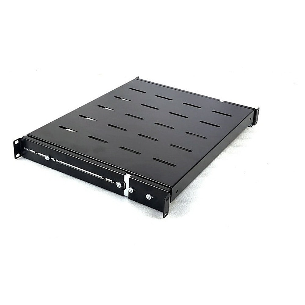 Sliding Rack Server Shelf For Rack 1U 19" 4 Post Rack Mount-Adjustable 15"-22"